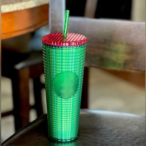 Starbucks Limited-Edition Watermelon Grid Tumbler (Venti) - Discontinued, NWT